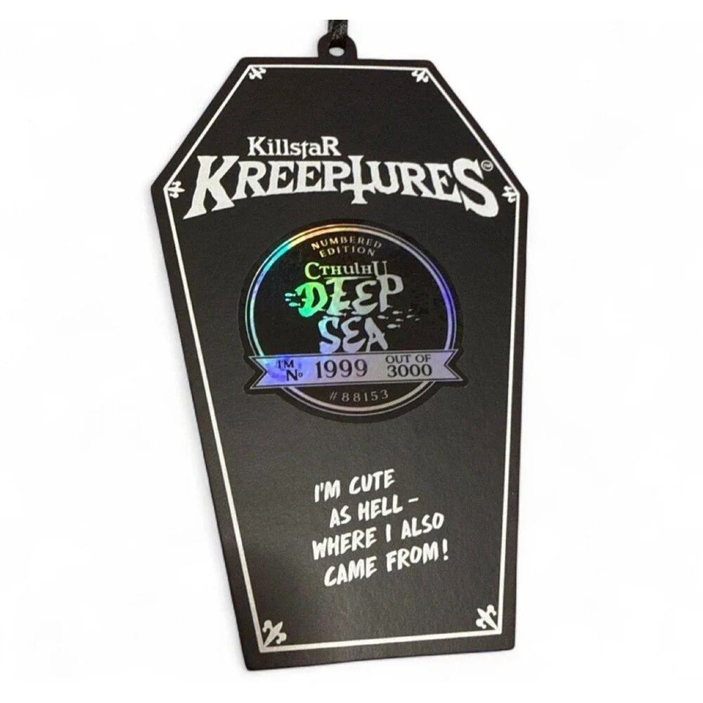 Rare (1999/3000) Killstar Kreeptures 13.7” Cthulhu: “Deep Sea” Blue Gothic Plush